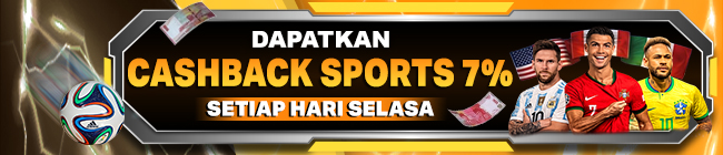 BONUS CASHBACK KEKALAHAN SPORTS GAMES 7%